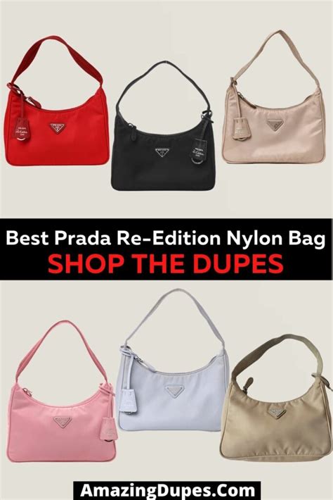 dupe for prada nylon bag|prada baguette bag dupe.